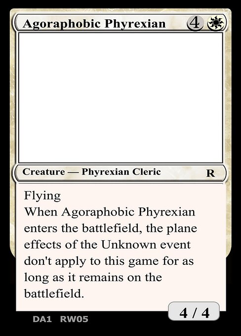 Agoraphobic Phyrexian