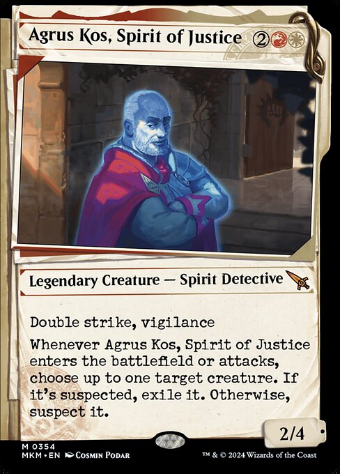 Agrus Kos, Spirit of Justice