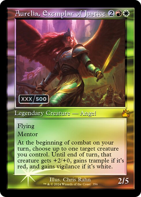 Aurelia, Exemplar of Justice