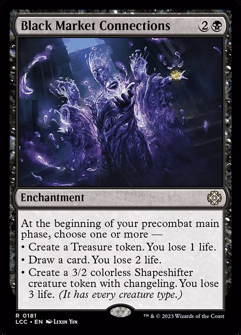 Black Market Connections trading card