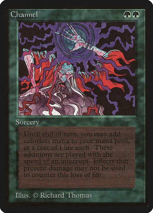 Channel trading card