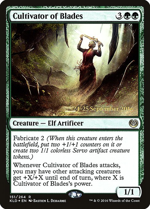 Cultivator of Blades