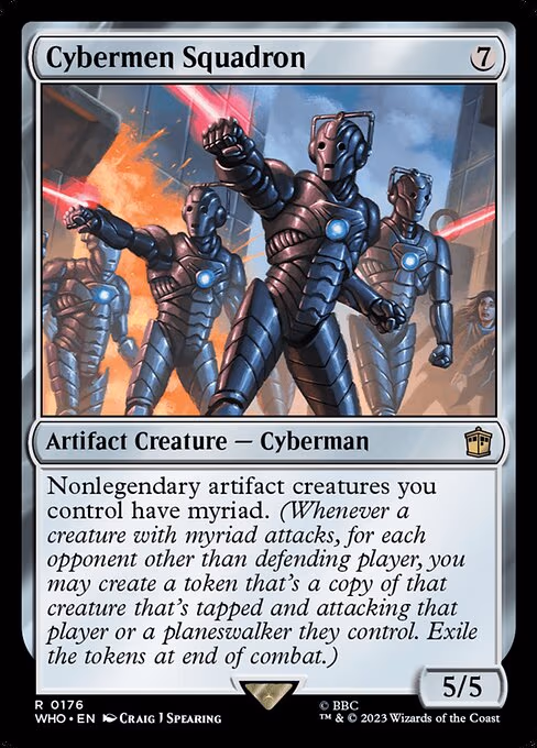 Cybermen Squadron trading card