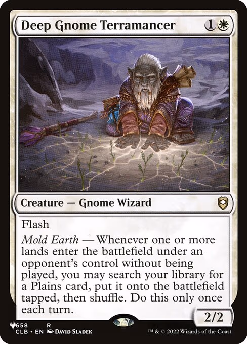 Deep Gnome Terramancer trading card