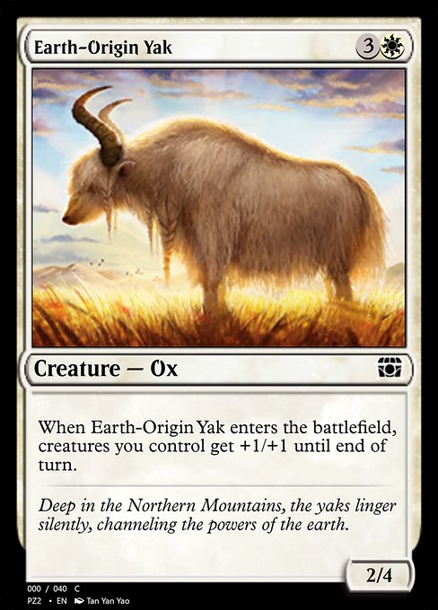 Earth-Origin Yak