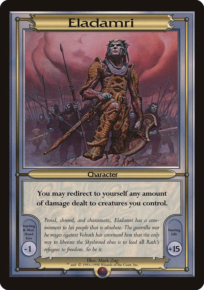 Eladamri trading card