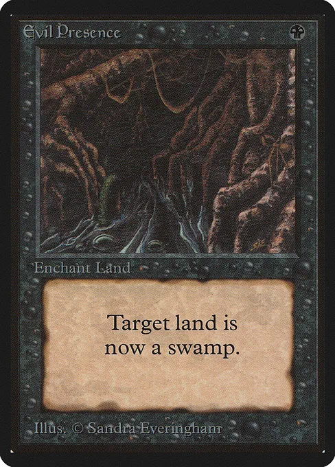 Evil Presence trading card