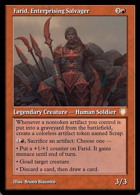 Farid, Enterprising Salvager