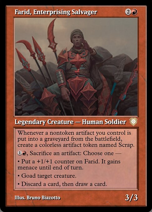 Farid, Enterprising Salvager