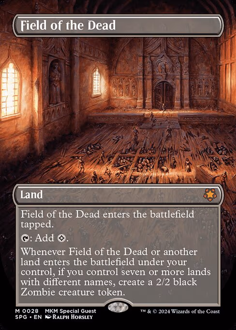 Field of the Dead trading card