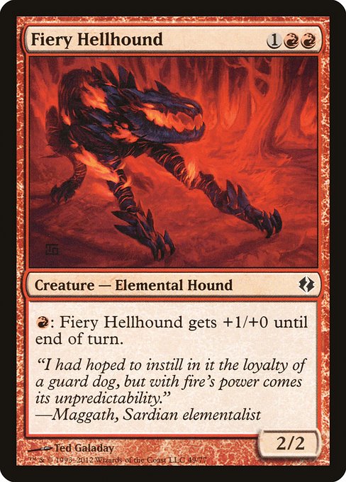 Fiery Hellhound