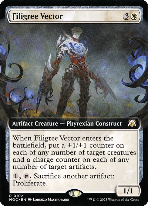 Filigree Vector trading card