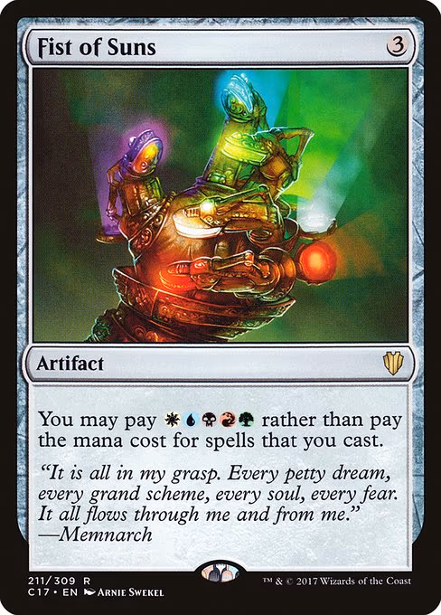 Fist of Suns trading card