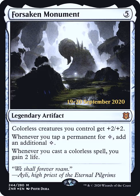 Forsaken Monument trading card