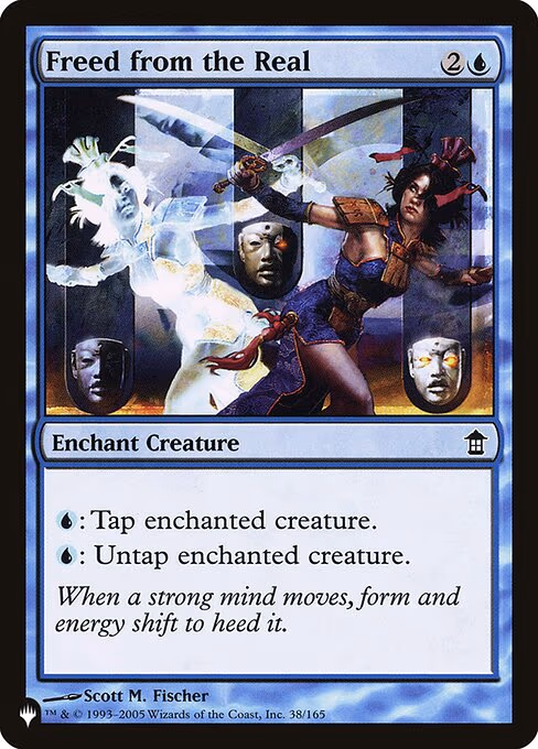 Freed from the Real trading card