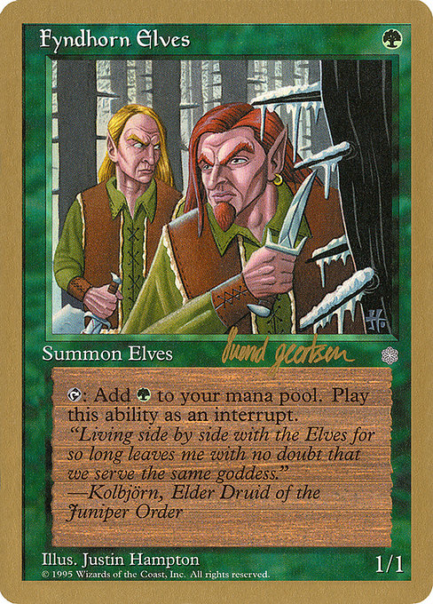 Fyndhorn Elves