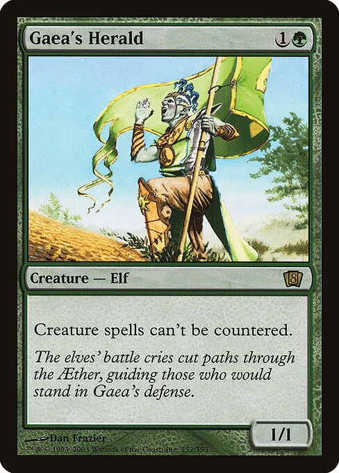 Gaea's Herald trading card