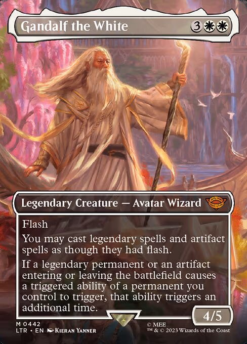 Gandalf the White trading card
