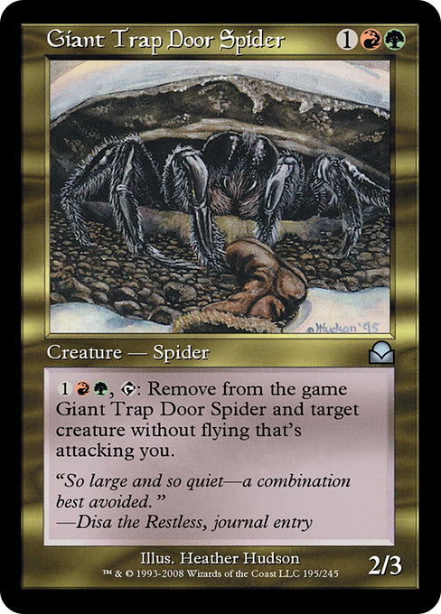 Giant Trap Door Spider