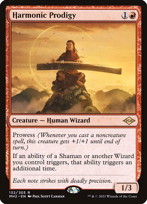 Harmonic Prodigy trading card