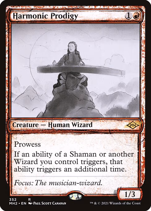 Harmonic Prodigy trading card