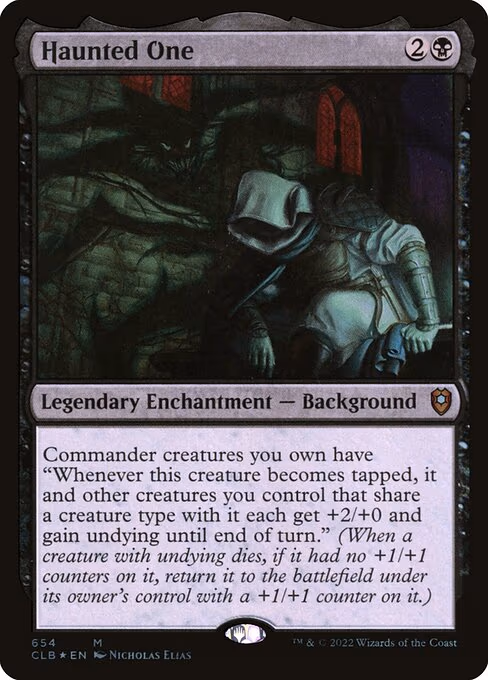 Haunted One trading card