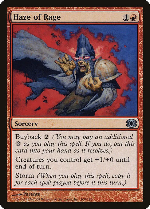 Haze of Rage trading card