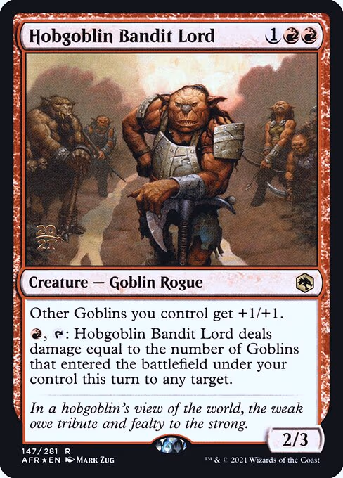 Hobgoblin Bandit Lord trading card