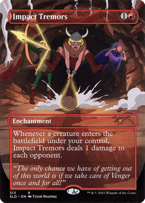 Impact Tremors trading card