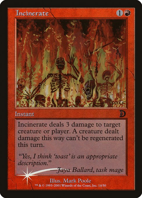 Incinerate