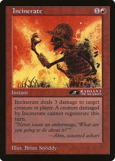 Incinerate