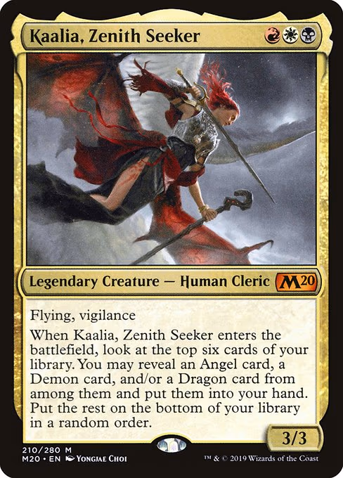 Kaalia, Zenith Seeker trading card