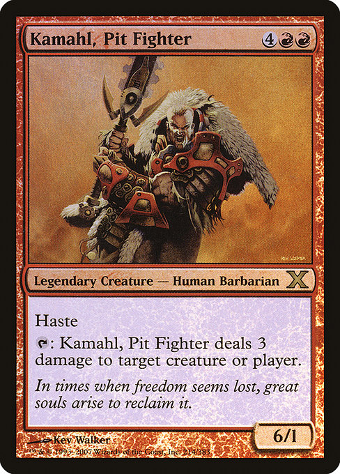 Kamahl, Pit Fighter