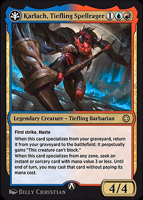 Karlach, Tiefling Spellrager