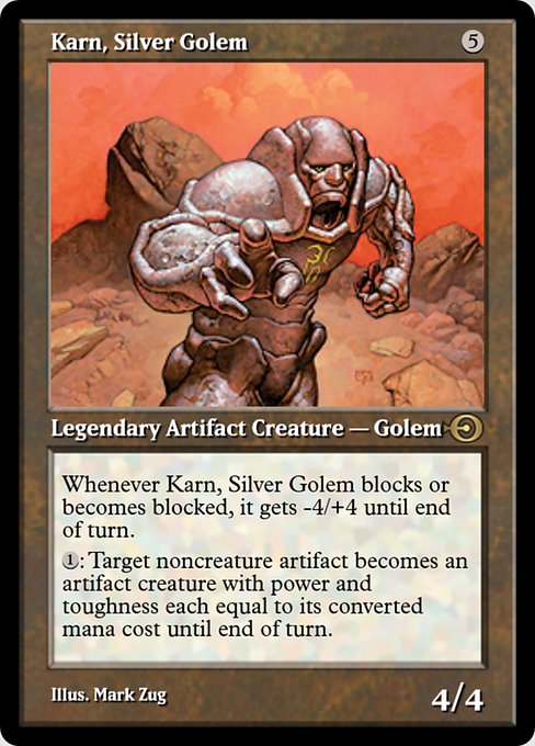 Karn, Silver Golem