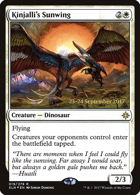 Kinjalli's Sunwing trading card