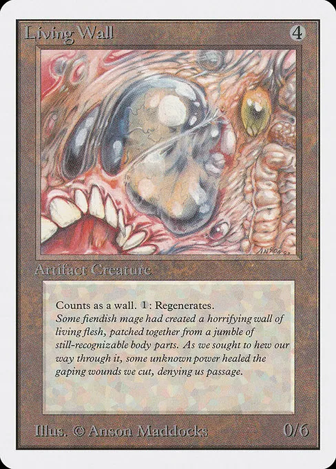 Living Wall trading card