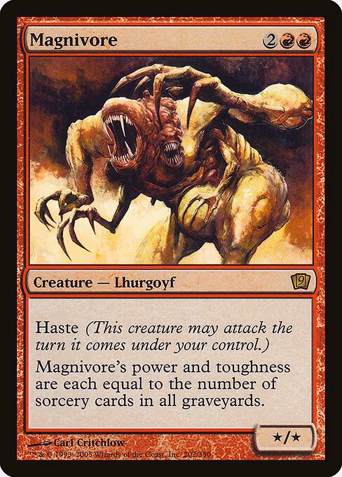 Magnivore trading card