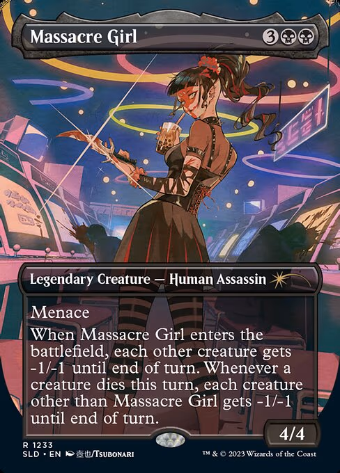 Massacre Girl trading card