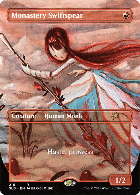 Monastery Swiftspear trading card