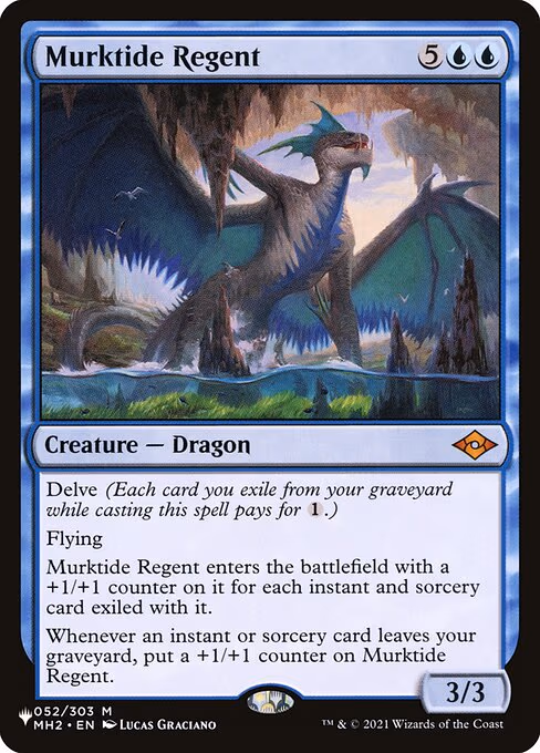 Murktide Regent trading card