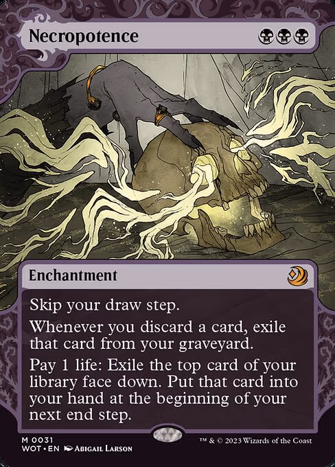 Necropotence trading card