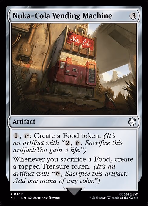 Nuka-Cola Vending Machine trading card