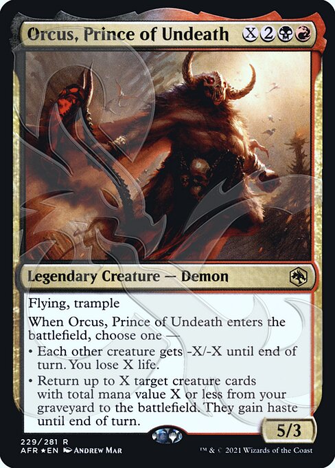 Orcus, Prince of Undeath