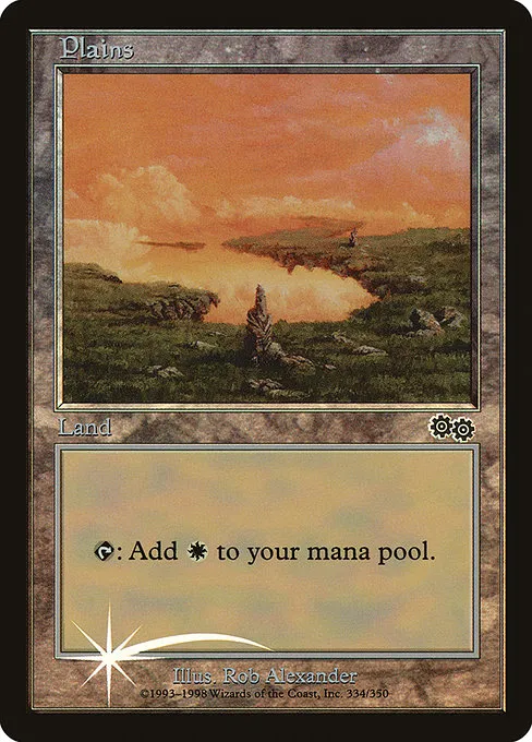 Plains trading card
