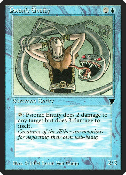 Psionic Entity trading card