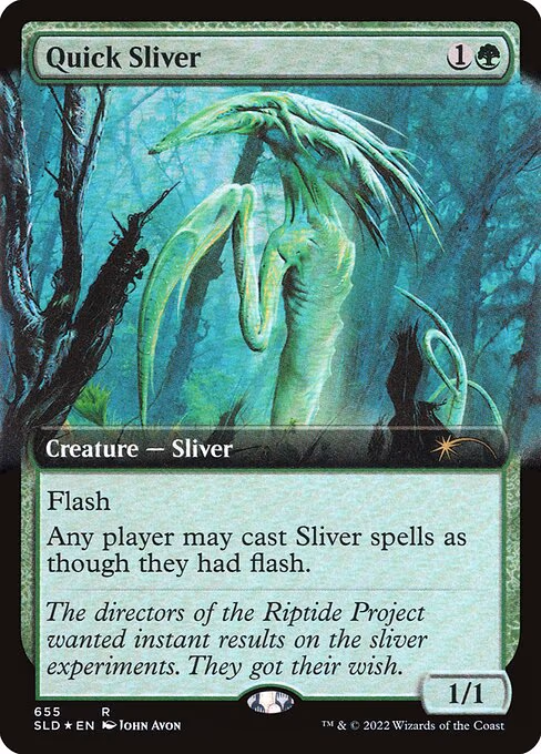 Quick Sliver trading card