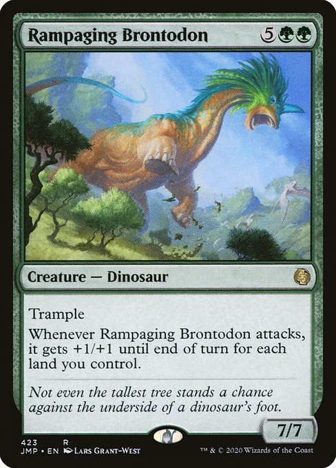 Rampaging Brontodon