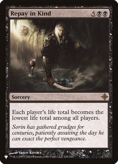 Repay in Kind trading card