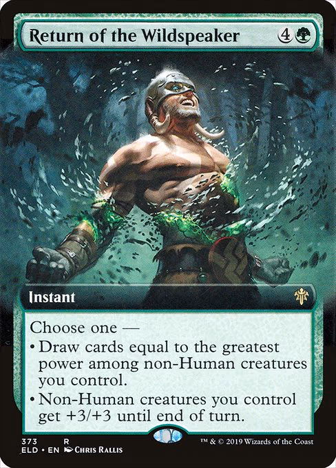 Return of the Wildspeaker trading card